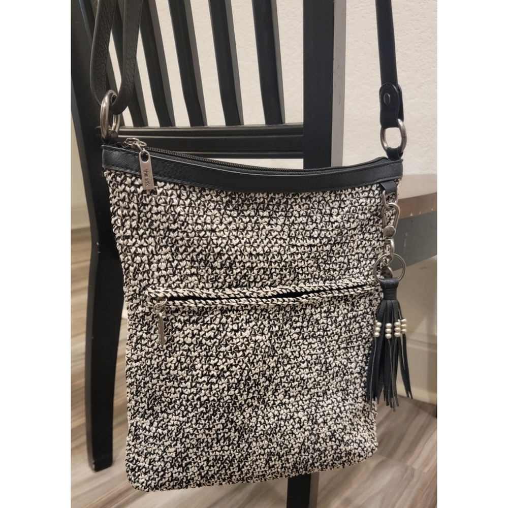 The Sak Lucia Crossbody Bag in crochet adjustable strap